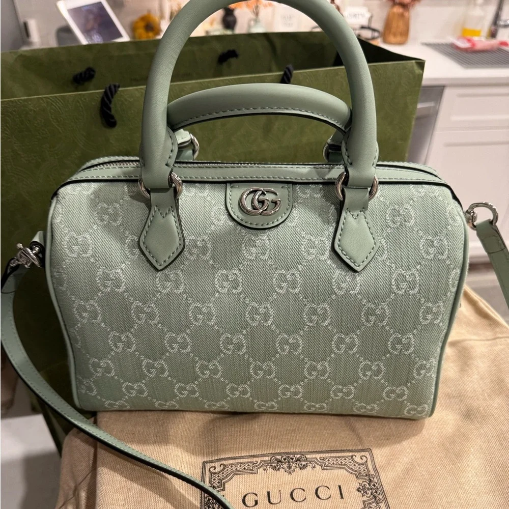 Brand New Gucci Green Handbag - Picture 2 of 10
